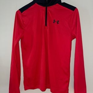 boys under armour zip up